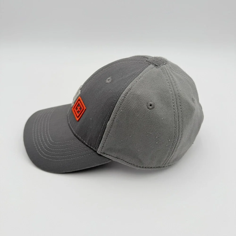 5.11 Tactical Baseball Cap Mens OSFM Gray Ripstop Mesh Back Outdoor Hat Utility